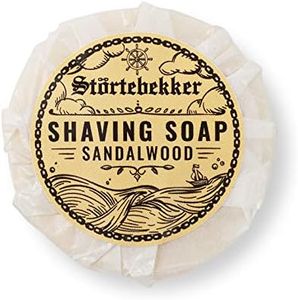 Störtebekker Savon a barbe Premium (Bois De Santal) 70g - Savon Barbe Pour Une Rasage Parfait - Savon de Rasage Homme - Savon barbe homme