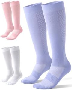 Bbfrey Eucalyptus Lyocell Compression Socks 15-20 mmHg for Women & Men, Silky Soft Moisture Wicking Socks for All-Day Comfort