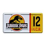 Jurassic Trilogy | # 12 | Metal Stamped License Plate