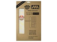 All Mountain Style Bike Frame Protector Extra - Universal Fit, 10-Piece Set for Down Tube, Chainstay, Cable Wear, High-Impact Honeycomb PVC