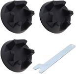 SING F LTD 3Pcs 9704230 Blender Coupler Gear Rubber Clutch Coupling Black & Removal Tool Compatible with KitchenAid KSB3 KSB5