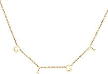 Memgift Gigi Dainty Gold Necklace for Women Perfect 18k Gold Plated Stainless Steel Jewelry Birthday Christmas Gifts for Women