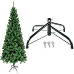 SUQ 40cm Christmas Tree Stands, Bracket for 4ft 5ft 6ft Green Artificial Tree or Real Trees, Extendable Metal Tree Stand Base, for Christmas Party Decoration