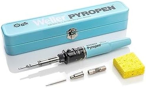 Weller T0051606099 Cordless Pyropen Std Butane Gas Soldering Iron Set, Butane Gas Bottle
