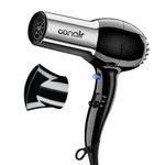 Conair 1875 Watt Pro Styler/Hair Dryer with Ionic Conditioning; Black/Chrome