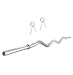 Amazon Brand - Symactive Curl Barbell Rod for Weights, 3 Ft