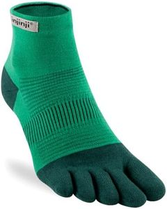 Injinji Trail Men's Separate Toe Half Socks, Compartments, Medium