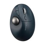 Kensington Pro Fit Ergo TB550 Rechargeable Bluetooth 2.4GHz Ergonomic 34mm Thumb Operated Trackball Mouse with Multi Directional 4D Scroll wheel, Made from 51% Recycled plastic (K72196WW)