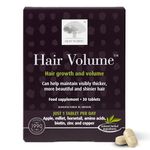 New Nordic Hair Volume 30 Tablets - Clinically Proven Hair Growth Vitamins - Biotin, Zinc & Apple - Visibly Thicker & Shiny Hair - for Women & Men