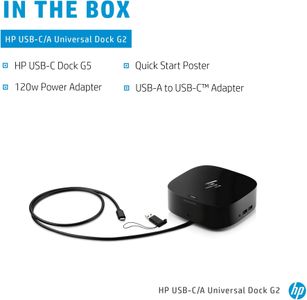 HP USB-C Docking Station 120W – G5 Power Adapter