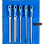 Pferd 542WR250H2 Type Cut 2 Machinist's File Set, Multi-Colour, 250 mm, 5-Piece