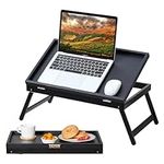VEVOR Bed Tray Table with Foldable 