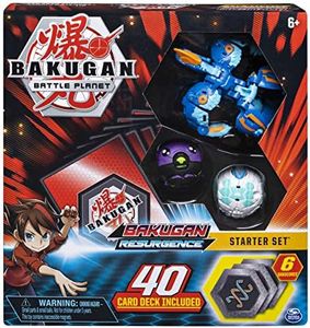 Bakugan, Battle Brawlers Starter Set with Transforming Creatures, Aquos Pyravian, for Ages 6 & Up