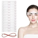13Pcs Eyebrow Stencil for Women, Eyebrow Shaper Tool with Reusable Eyeliner Stencil Cards, Makeup Stencils Set for Quick Eyebrow Shaping, Portable Eyebrow Template Kit for Daily Use