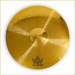 ULUOBO Crash Ride Cymbal, 18 inches Crash-Ride Cymbal (Gold)