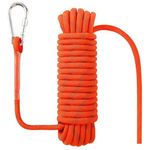 NorthPada 12 mm 10 Meter Floating Rope Anchor Mooring Rope Boat Rope Marine Rope Dock Lines Kayak Canoe Tow Throw Line Reflective Red