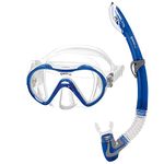 Ostin Snorkel Mask Diving Professional Snorkelling Snorkel Anti-Fog Goggles Glasses Set Half Dry Breathing Tube Swimming Goggles Pool Tool for for Adults (Pack of 1)