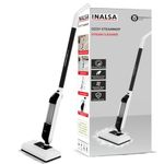 INALSA Multi Purpose Steam Cleaner Comes with 2 Mop Cloth and Carpet Slider|Steam Flow Upto 32gm/min|5M Long Cord|Quick Clean Water Filter|500 ML Tank Capacity|Auto Shut Protection,Ozoy Steam Mop