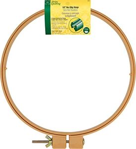 Dritz 3201 Plastic No-Slip Quilting Hoop, 10-Inch, Natural