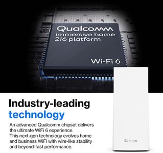 Linksys Velop WiFi 6 Mesh System 3-Pack – Whole Home Coverage