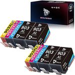 Wolgray 903XL Compatible Ink Cartridges Replacement for HP 903XL 903 XL Multipack for HP Officejet Pro 6950 6960 6970 6975 6978 6968 6868 All-in-One Inkjet Printers (4Black, 2Cyan, 2Magenta, 2Yellow)