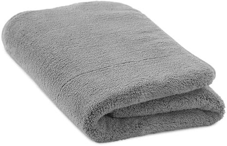 VIKING Microfiber Towel, Car Drying Towel, Premium, Soft and Super Absorbent, Thick 1000gsm Towel for Car Detailing Kit, Grey, 24 Inch x 24 Inch, 1 Pack