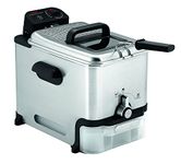 T-Fal Deep Fryer, Friteuse, Deep Fryer Basket, Automatic Oil Filter, Ultimate EZ Clean, 3.5L, Stainless Steel, Silver, 7211001466