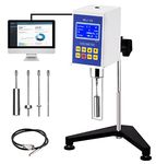 Saladulce Digital Rotary Viscometer with Temp. Probe, Lab Viscometer with Data Output, 10-6, 000,000 mPa.s Viscosity Meter Tester ±3% 100-240V