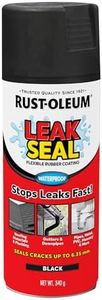 Rust-Oleum Leak Seal Rubber Coating Spray, Black, 340 g