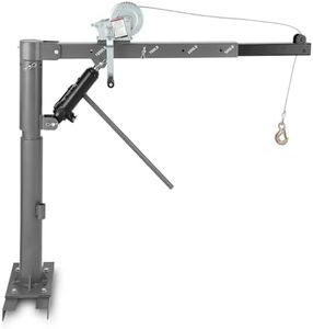 1000 lbs Truck Crane Hoist, Truck Jib Crane Hoist Crane Hitch Mount, 500 lbs Truck Hitch Crane/600 lbs Truck Crane Hoist/700 lbs Truck Crane/1000 lbs Pickup Crane for Lifting Goods