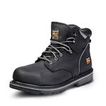 Timberland PRO - Mens 6" Pit Boss Steel Safety Toe Shoe, 9.5 UK, Black