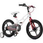 Royalbaby RB14-22W Space Shuttle Kid's Bike, Lightweight Magnesium Frame, 14" with Training Wheels, White