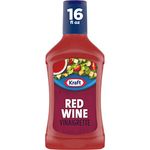 Kraft Red Wine Vinaigrette Dressing and Marinade, 16-Ounce Bottles (Pack of 6)