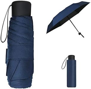 Vicloon Travel Mini Umbrella for Purse,6 Ribs Mini Umbrella,Coating Layer Fabric Blocking UPF 50 UV Protection 99.9% Compact Folding Purse Umbrella,Mini travel Sun Umbrella Lightweight Small Compact