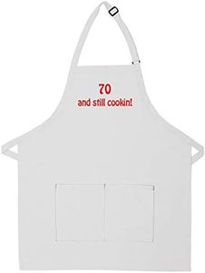 Made in the USA Personalized Embroidered Premium Adult Apron for Men Women Fathers Mothers Day Kitchen BBQ Grilling Gift