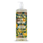 Faith In Nature 1L Natural Shea & Argan Shampoo, Moisturising for Curly Hair & Dry Scalp, Vegan & Cruelty Free, No SLS, Silicones or Parabens, Family Sized