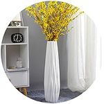 White Floor Vase 24 Inches Tall, De