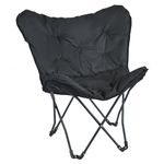 SunnyFeel Padded Butterfly Camping Chair - Portable Folding Design for Indoor & Outdoor Use, Up to 300 lb Capacity, Portable for Camping, Lawn, Patio