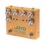 JOYO Dual Crunch Effect Pedal Pure Analog Circuit Overdrive Pedal with Independent Clipping for Electric Guitar True Bypass (King of Kings R-20)