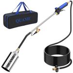 Propane Torch Weed Burner Kit,1,800,000 BTU High Output with Storage Bag,Heavy Duty Self Igniter Blow Torch with Turbo Trigger and 10FT Hose,Flamethrower for Weeding,Roofing,Melting
