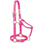 Weaver Leather Original Adjustable Nylon Horse Halter, Suckling, Diva Pink