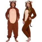 Silver Lilly Slim Fit Adult Onesie - Animal Halloween Costume - Plush Fruit One Piece Cosplay Suit for Women and Men