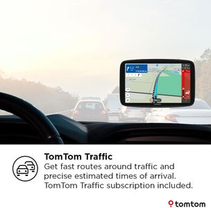 TomTom GO Navigator 7" Car Sat Nav – Europe Maps, Wi-Fi, Traffic Alerts