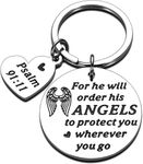 Generic Bible Verse Keychain Christmas Religious Faith Gifts for Women Men Easter Prayer Christian Keyring for Him Her Bible | Stainless Steel