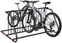 Commercial Bike Rack Outdoor,Metal Bicycle Parking Rack Stand,10 Holders Commercial Bike Rack Garage Floor for Retail Shopping Centers, Schools,Backyards,Bike Shops(Double Side)