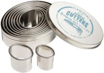 Ateco 9pc Plain Oval Cutter Set