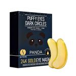 Under Eye Mask (20 Pairs) - Collagen Eye Gel Patches & Vitamin C Eye Patches for Dark Circles, Puffiness, Anti-Aging - Hydrating Gel Treatment for Men & Women by Panda Beauty