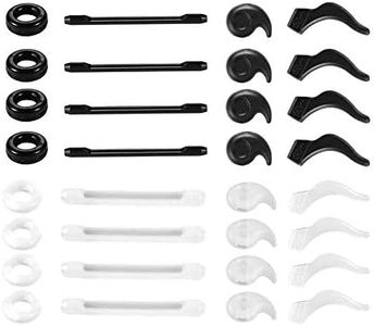 HAOTOOL 16 Pairs Eyeglasses Retainers, Premium Silicone Anti-slip Eyeglass Holder, Comfort Ear Grip Hooks Protectors for Spectacle Sunglasses Reading Glasses Eyewear