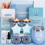 BaiCai Pamper Gifts for Women Birthday, Pamper Hamper for Mother Relaxation Bath Gift Care Package for Her Pamper Kit Self Care Gift Set Girls,Birthday Gift for Friends,Wife,Sister,Girlfriend,Grandma