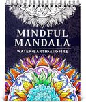 Mandala Coloring Book for Women, 50 Unique Spiral-Bound Relaxing Designs